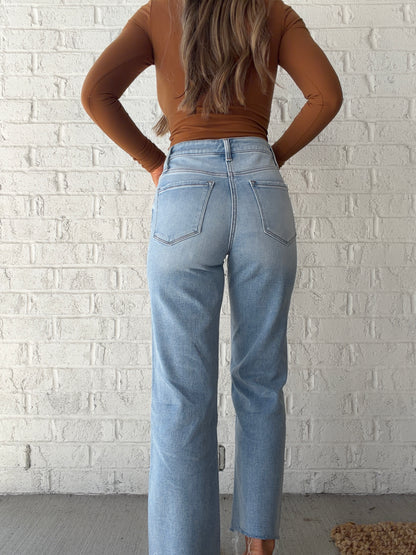 Gianna Cropped Slim Wide Flying Monkey Jeans