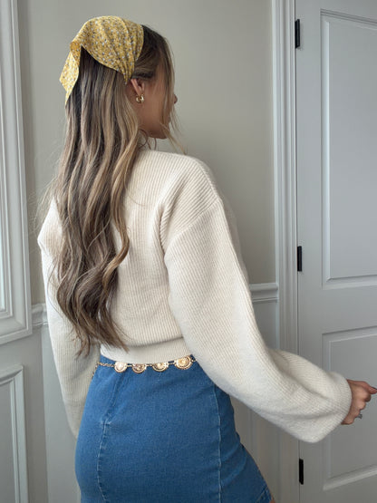 Haven Cropped Knit Sweater