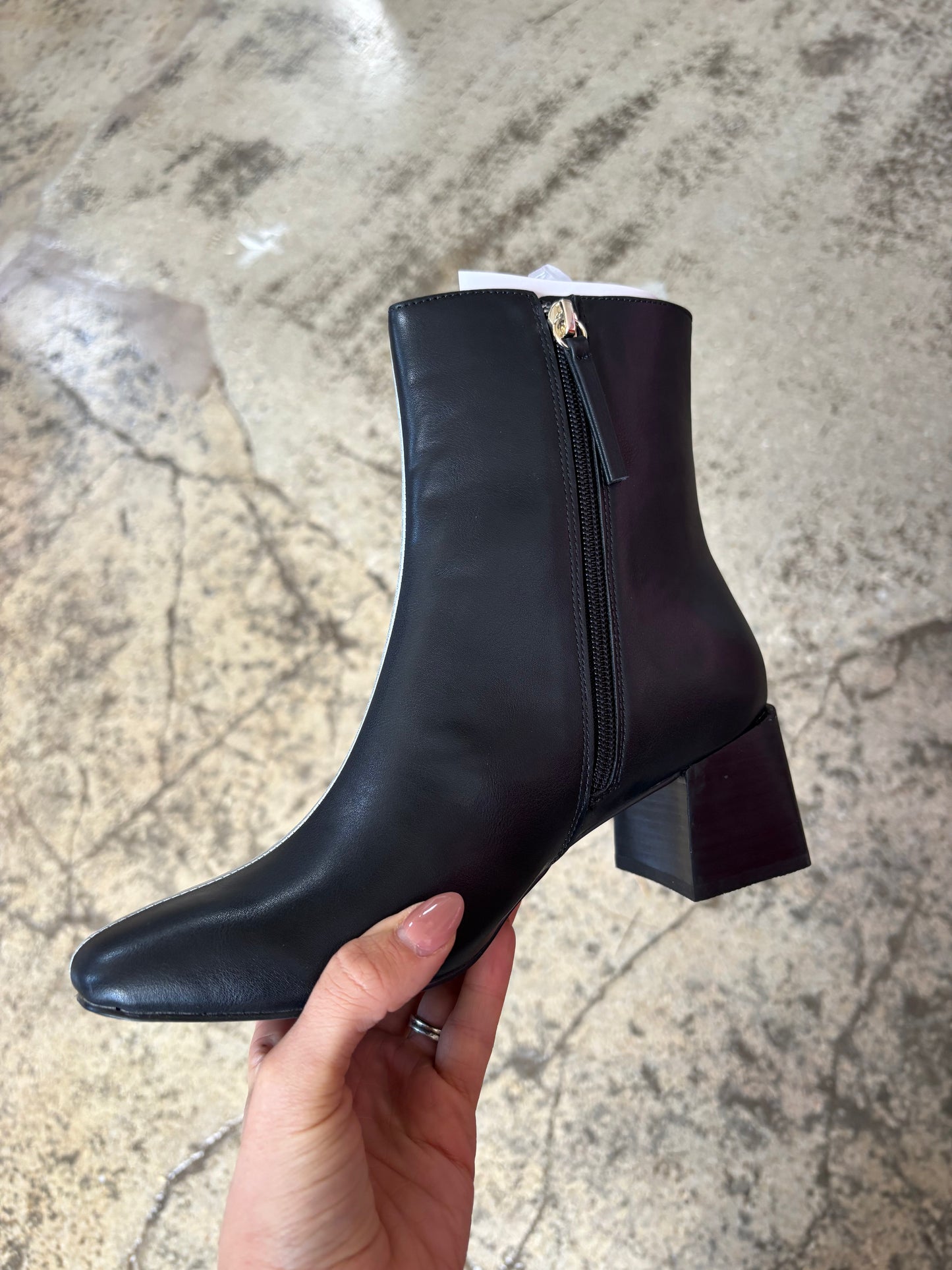 Georgia Split Square Toed Heeled Boots