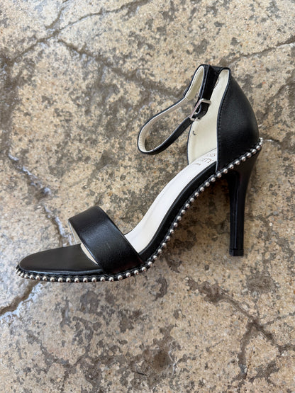 Paisley Studded High Heels