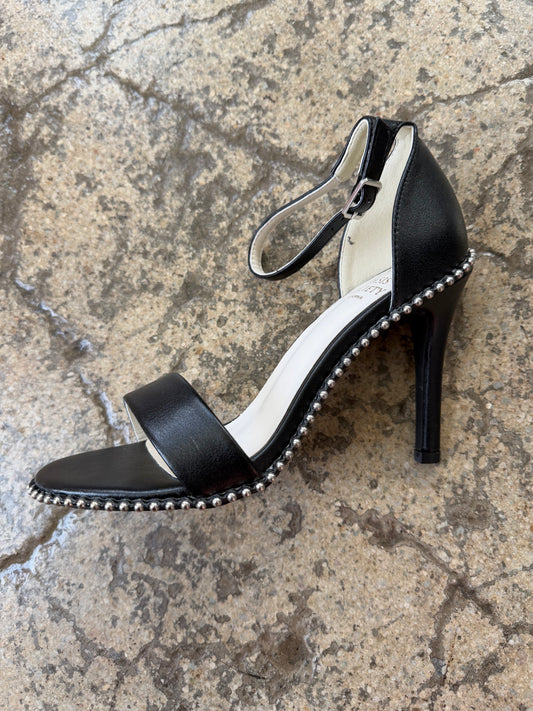 Paisley Studded High Heels