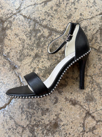 Paisley Studded High Heels