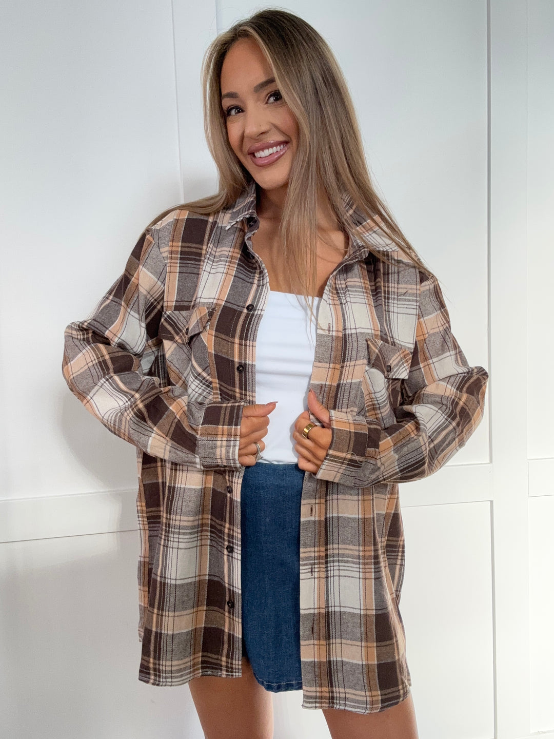 Buy our "Crisp Breeze Oversized Plaid Flannel Shirt" online – Willow Boutique Clothing. Shop stylish Crisp Breeze Oversized Plaid Flannel Shirt today.