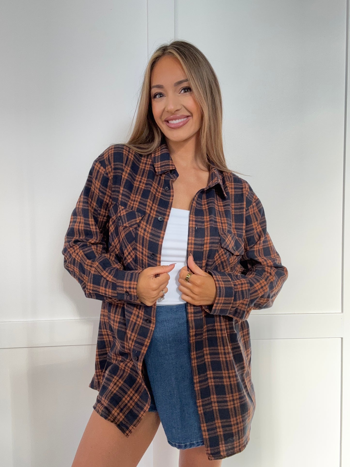Buy our "Crisp Breeze Oversized Plaid Flannel Shirt" online – Willow Boutique Clothing. Shop stylish Crisp Breeze Oversized Plaid Flannel Shirt today.