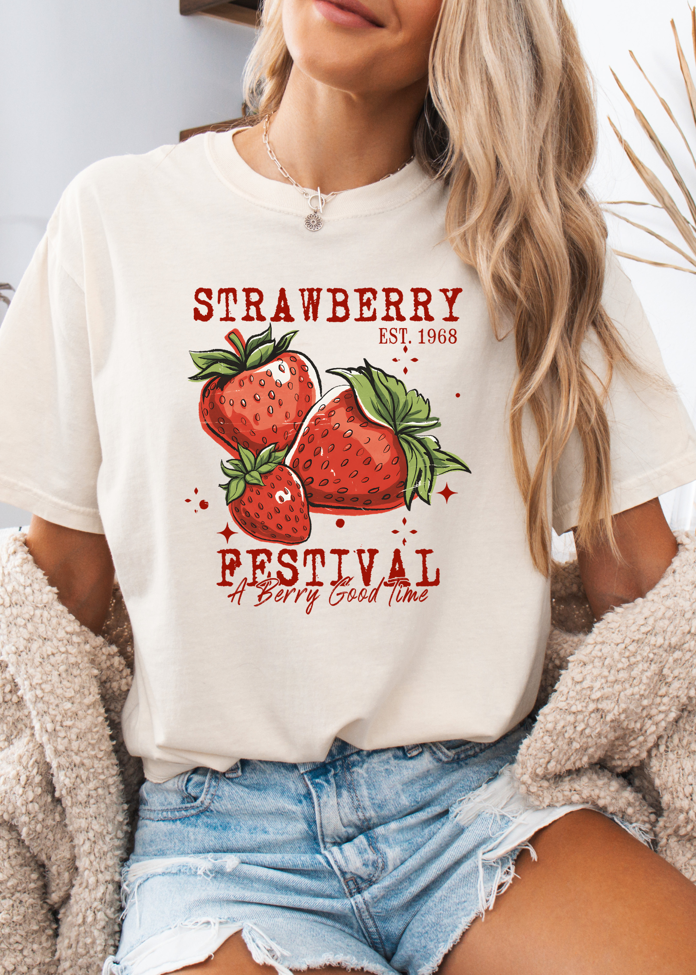 Strawberry Festival Graphic T-Shirt