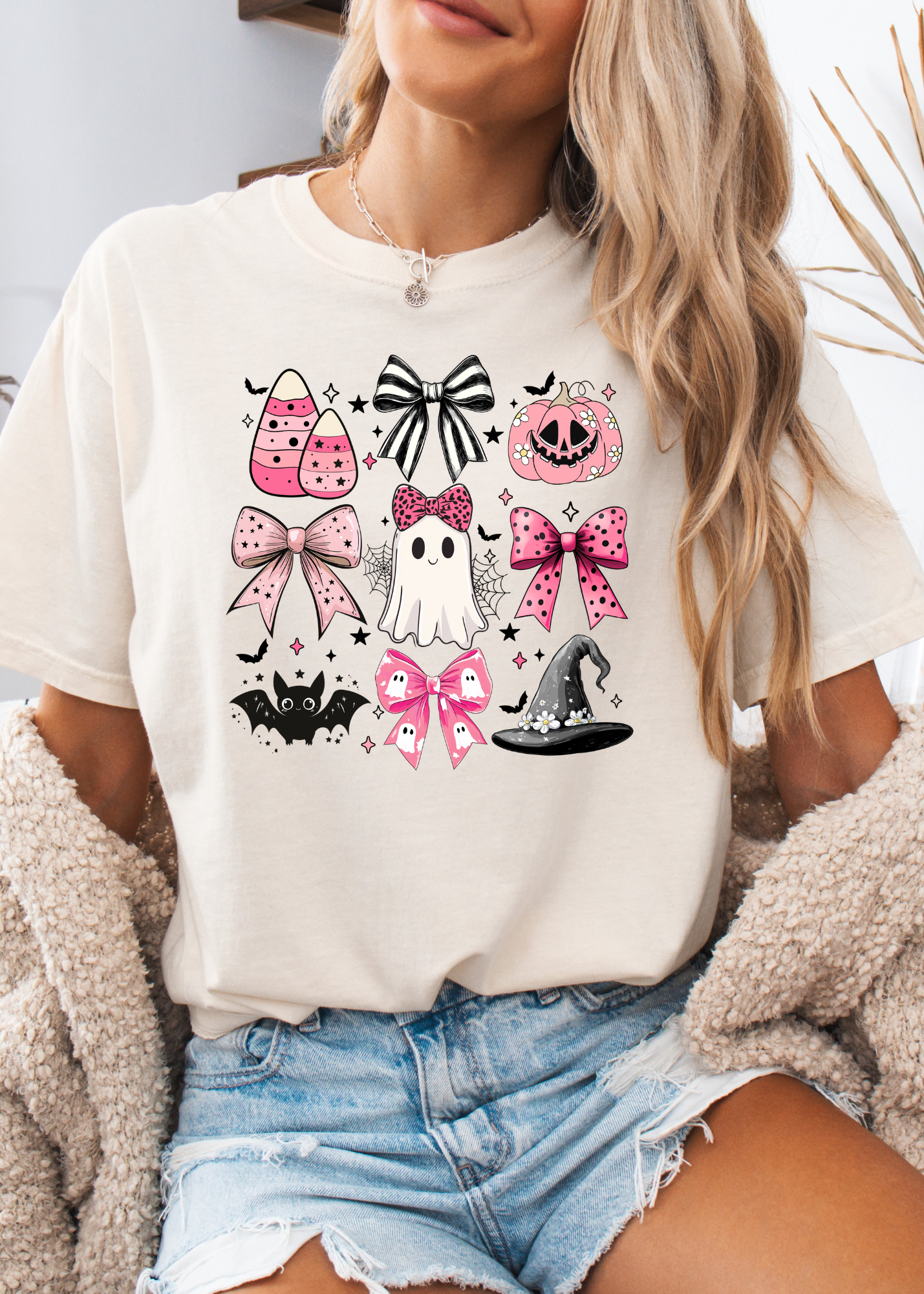 Pretty in Pink Halloween Graphic