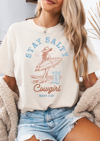 Stay Salty Cowgirl Graphic T-Shirt