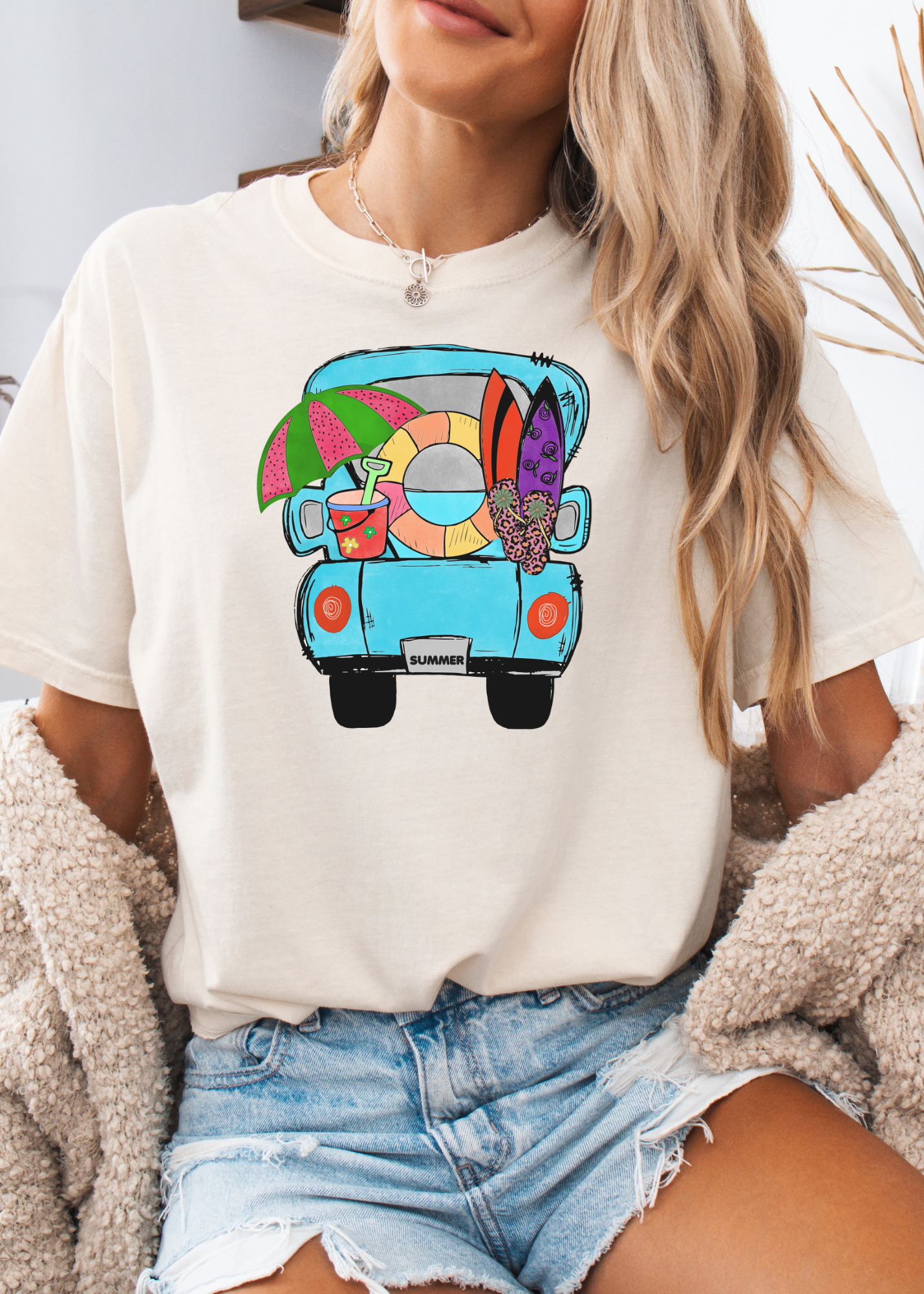 Summer Road Trip Graphic T-Shirt