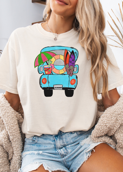 Summer Road Trip Graphic T-Shirt