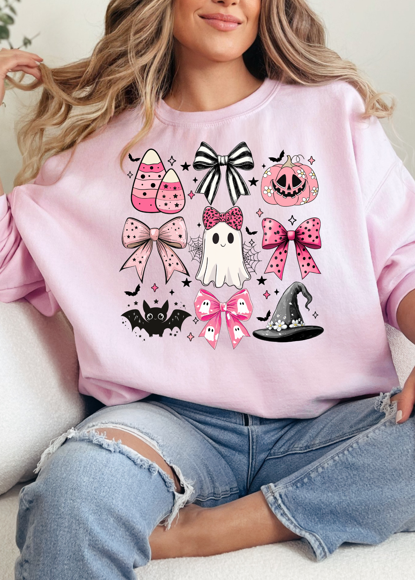 Pretty in Pink Halloween Graphic