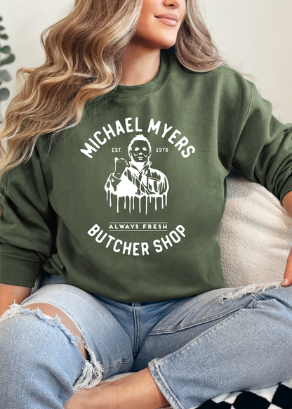 Michael Myers Butcher Shop Graphic