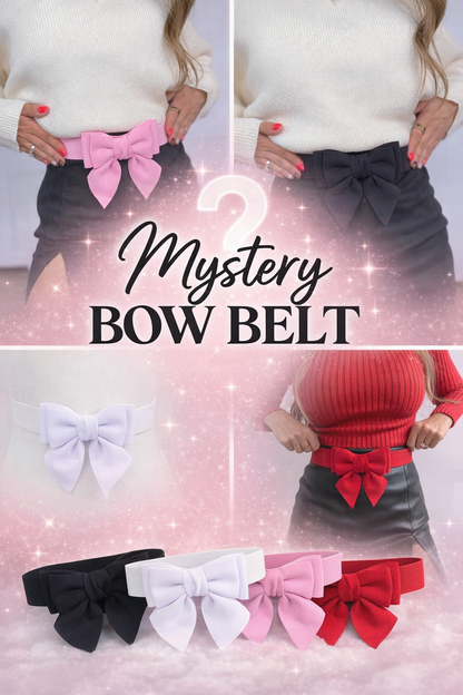 Merry & Bright Bow Belt