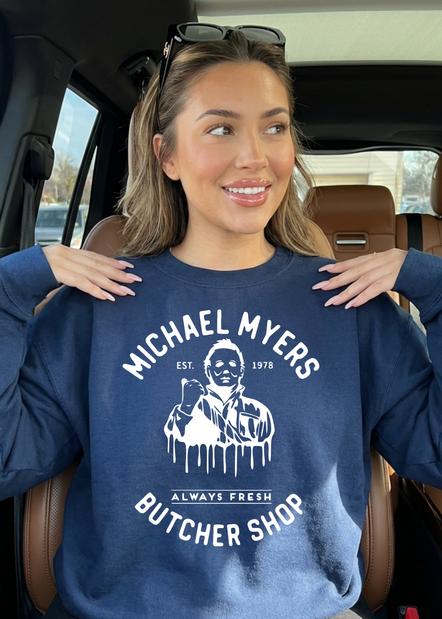 Michael Myers Butcher Shop Graphic
