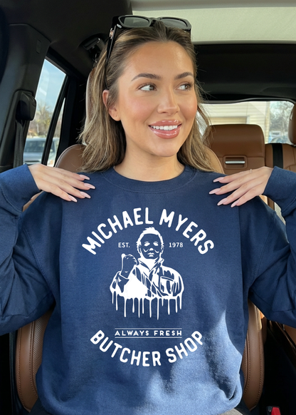 Michael Myers Butcher Shop Graphic