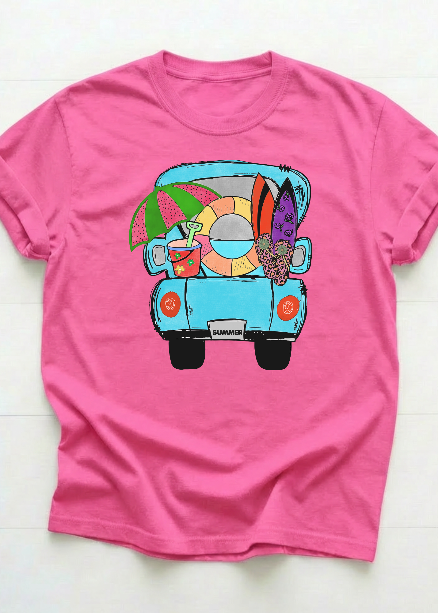 Summer Road Trip Graphic T-Shirt