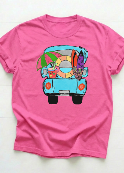Summer Road Trip Graphic T-Shirt