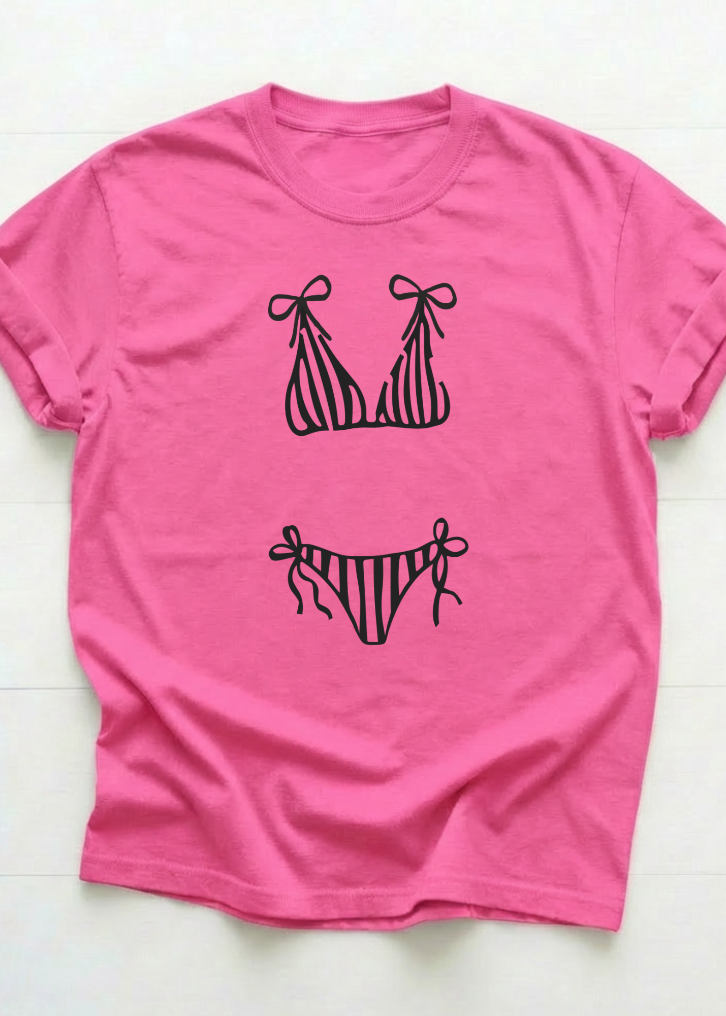 Hot Girl Bikini Graphic T-Shirt