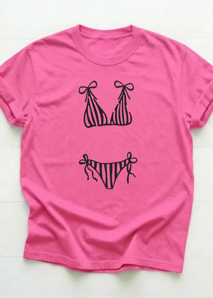 Hot Girl Bikini Graphic T-Shirt