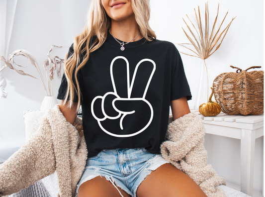 Peace Sign Graphic Tee