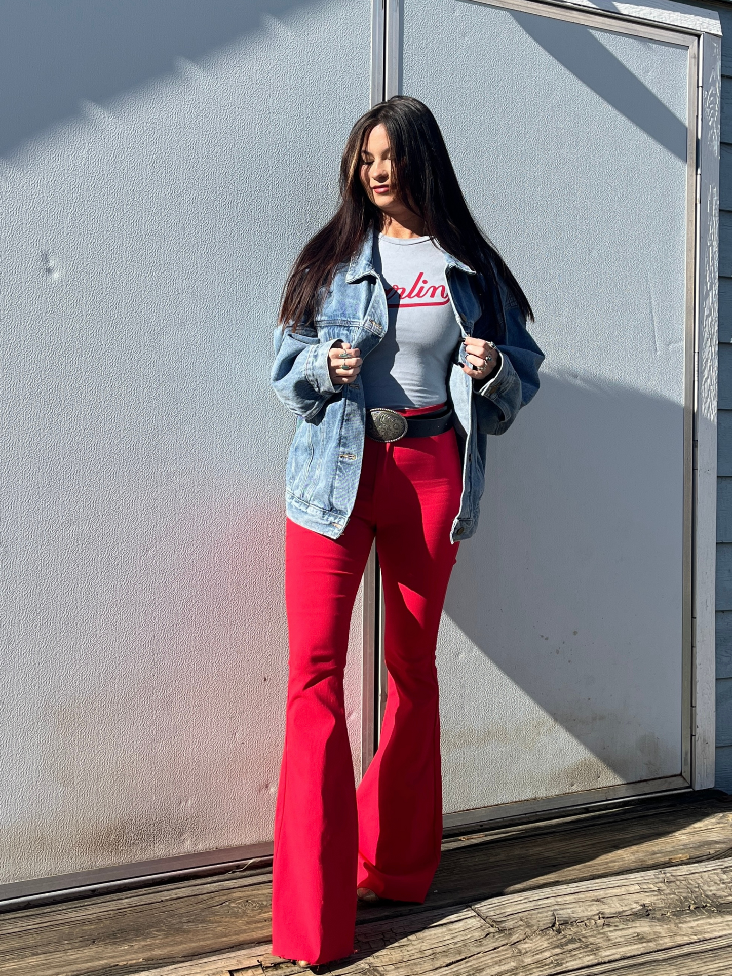 Fiona High Waisted Bell Bottom Flare Jeans - All Colors