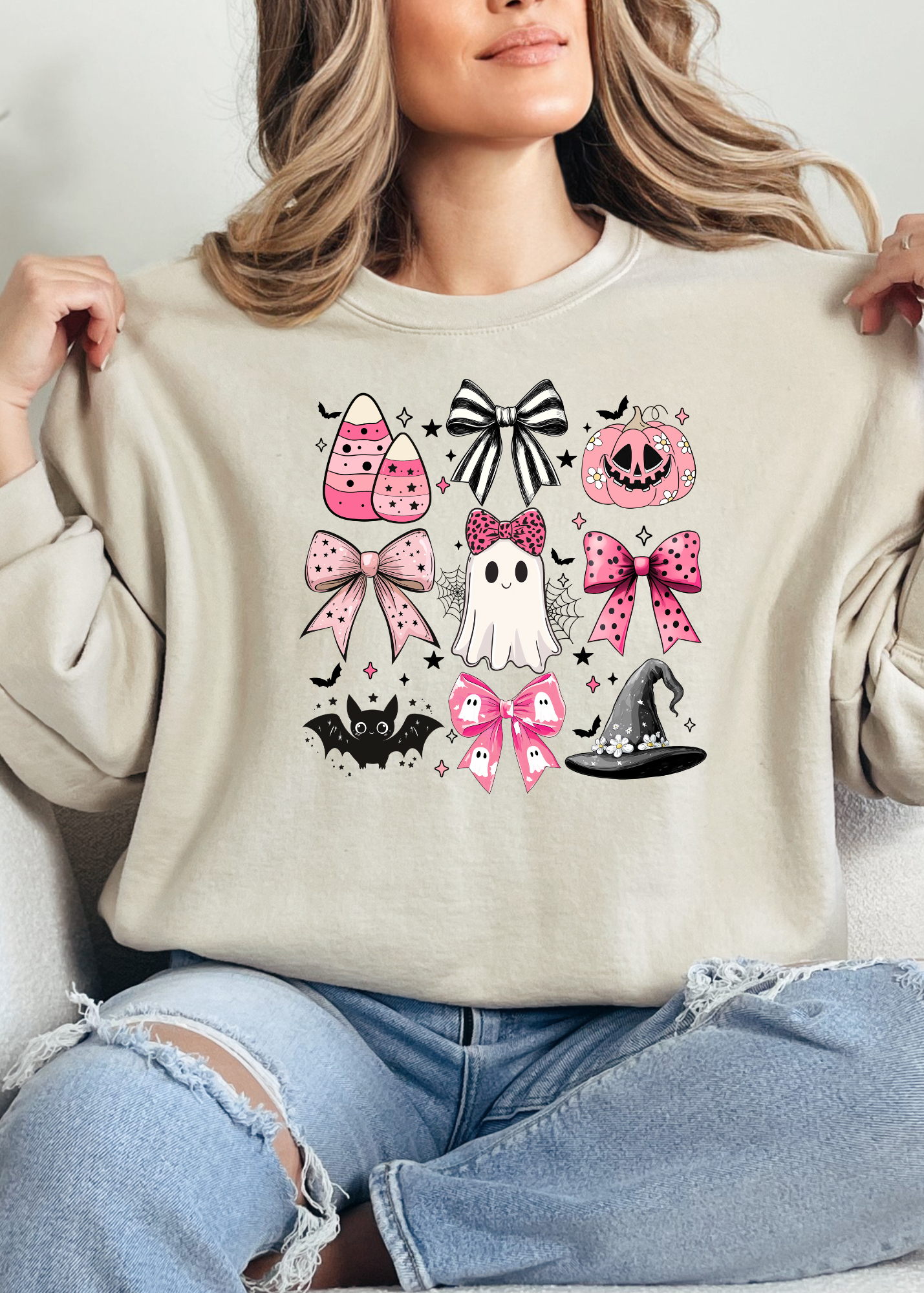 Pretty in Pink Halloween Graphic