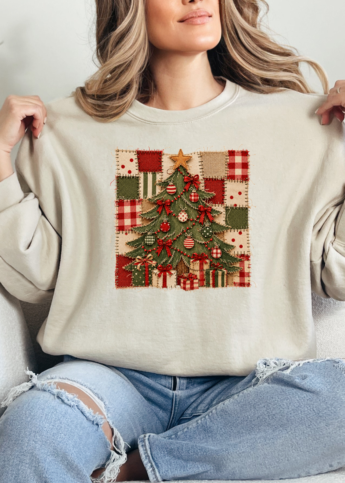Quilted Christmas Graphic