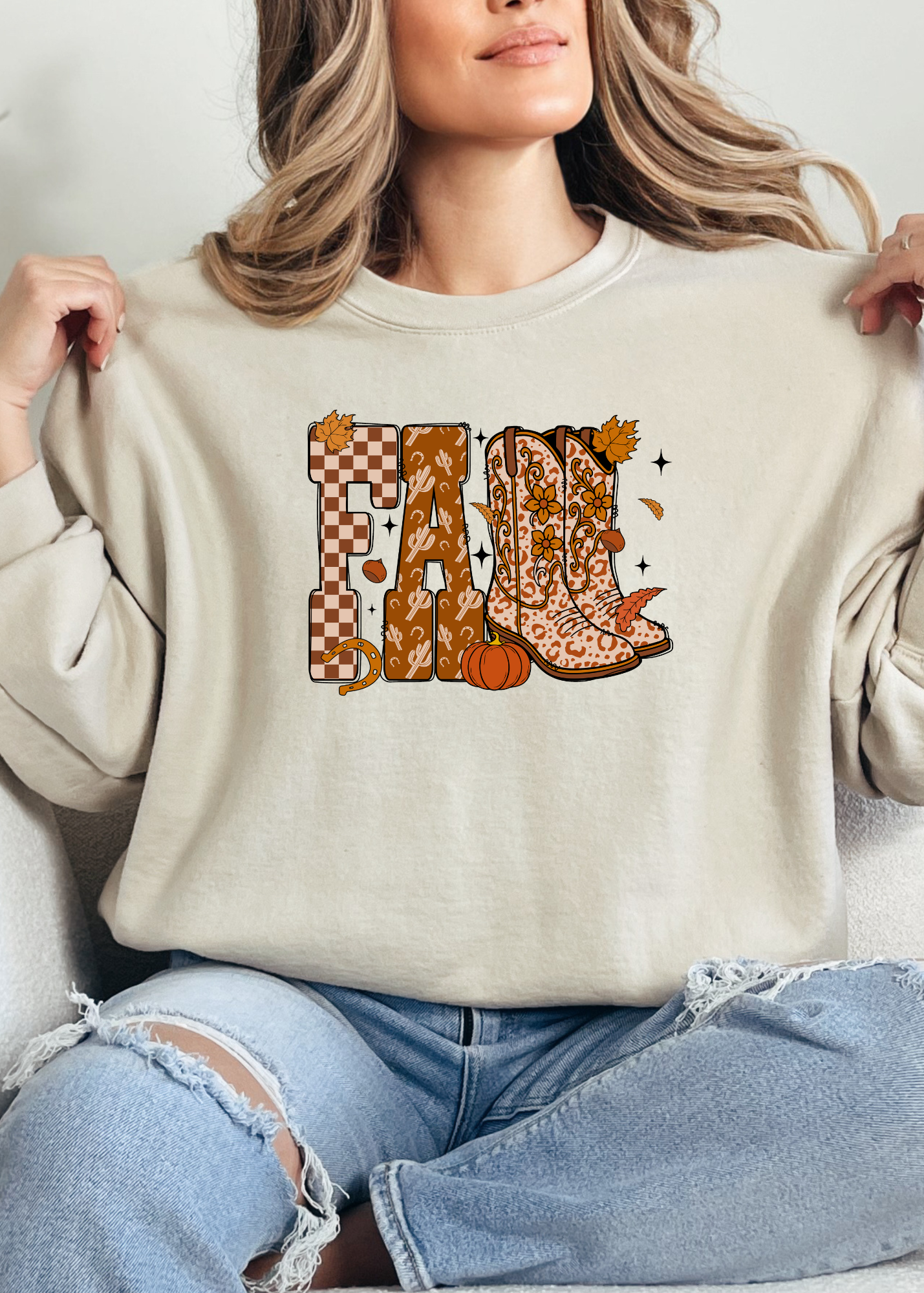 Fall Cowboy Graphic