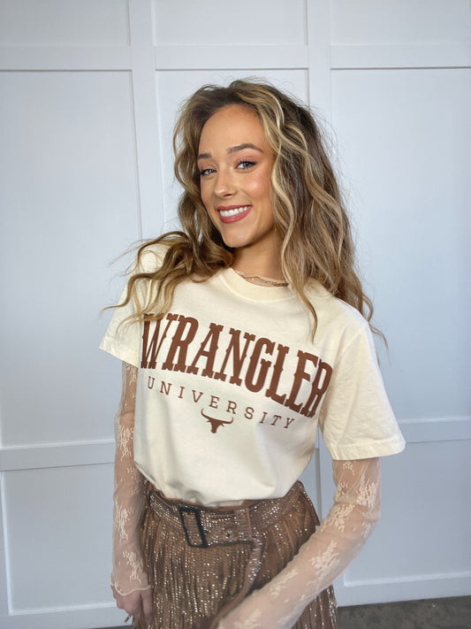 Wrangler University Graphic