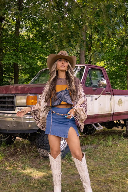 Western Bronco Kantha Top