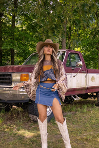 Western Bronco Kantha Top