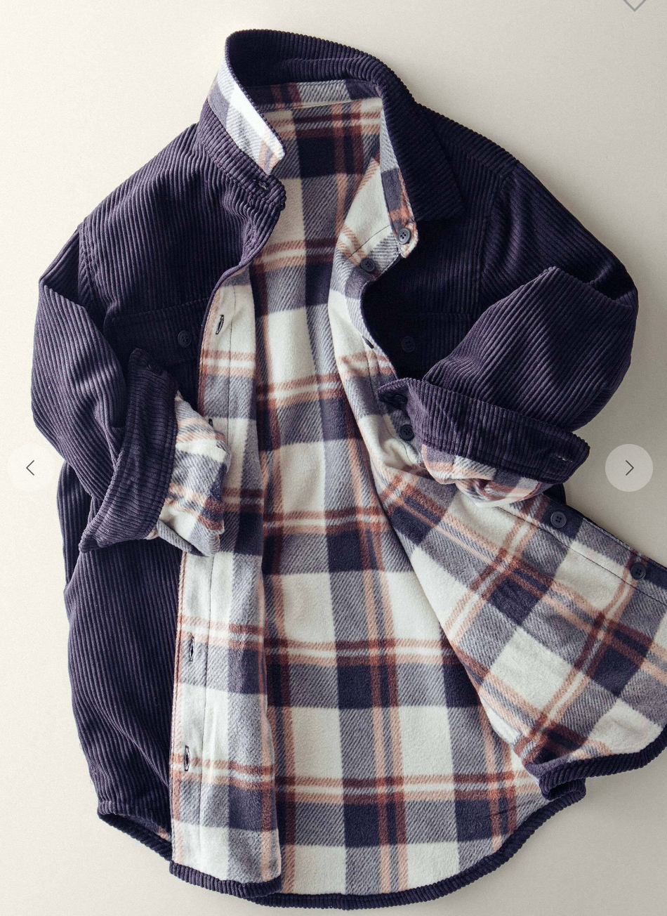 Buy our "Jaime Oversized Reversible Ribbed Corduroy Shacket" online – Willow Boutique Clothing. Shop stylish Jaime Oversized Reversible Ribbed Corduroy Shacket today.