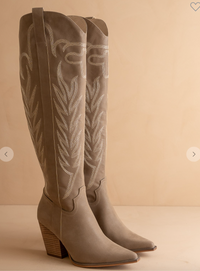 Bronco Knee High Cowboy Boots