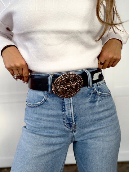 Midnight Wrangler Western Belt