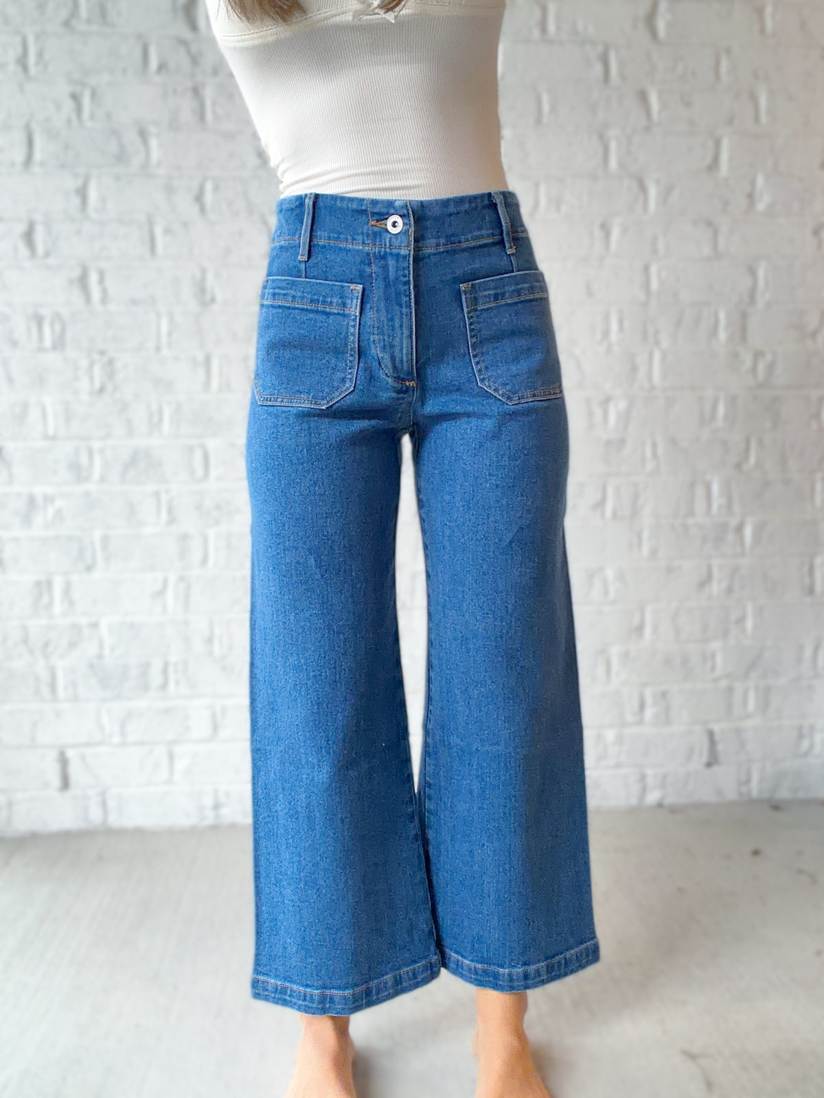 Blaire Cropped Denim Pants