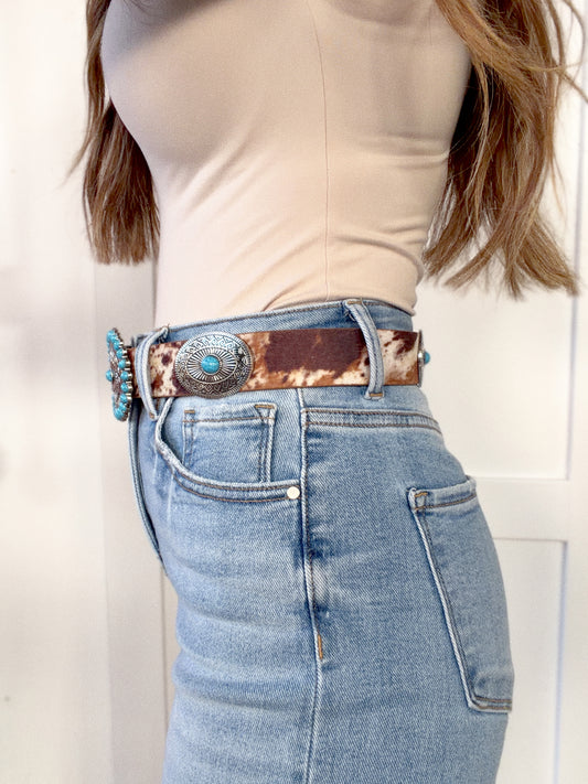Hey Buckaroo Concho Belt