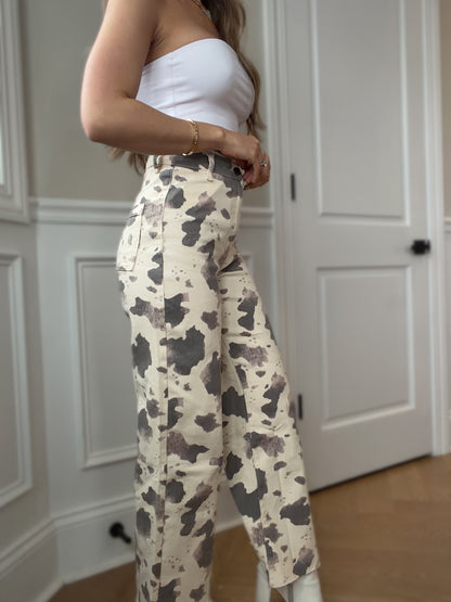 Raven Wide Leg Denim Pants