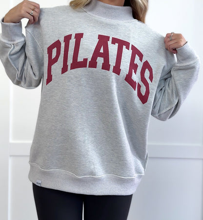 Tilly Pilates/Gym Reversible Oversized Mockneck Crew