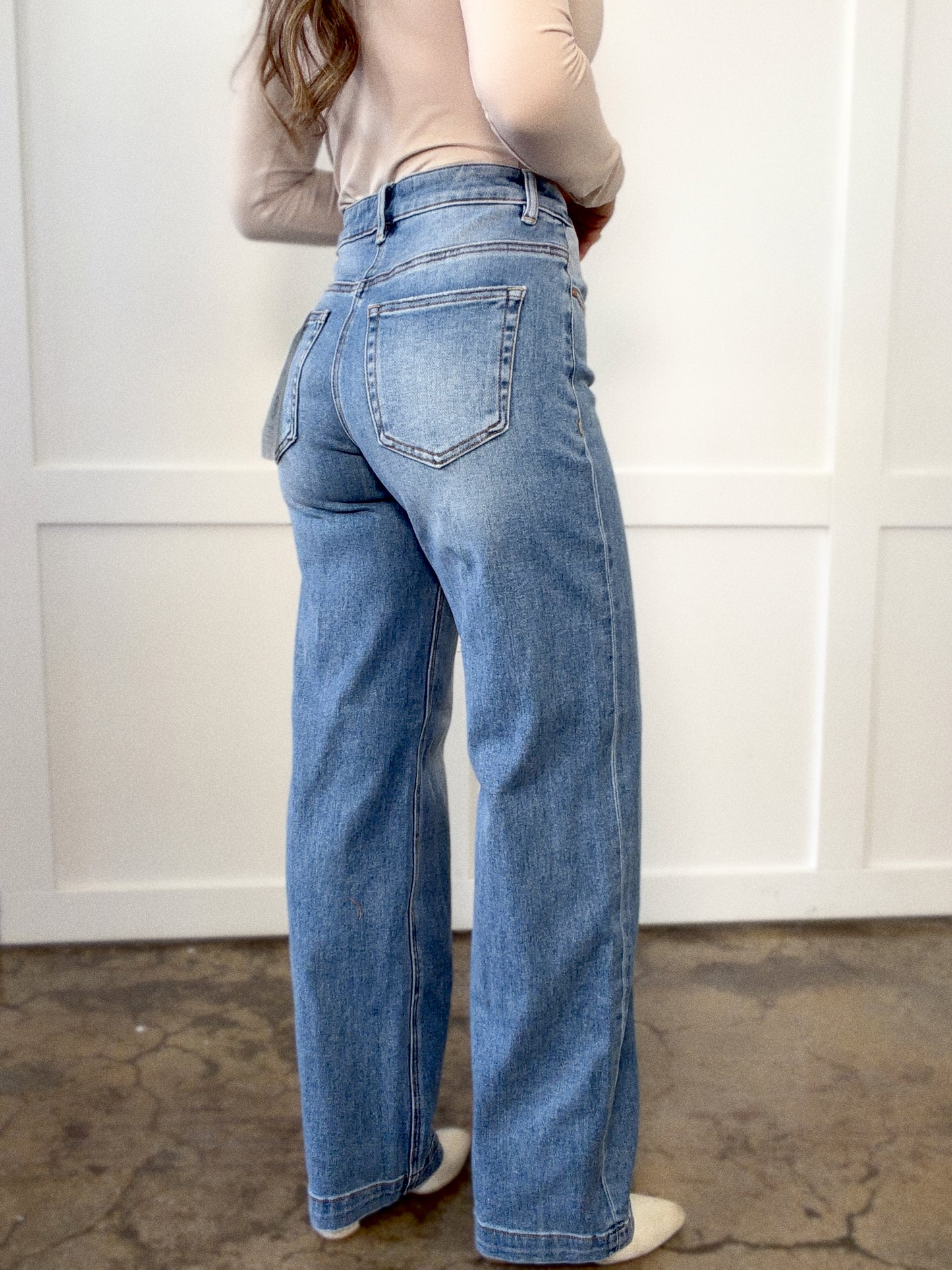 Blake High Rise Wide Leg Baggy Jeans