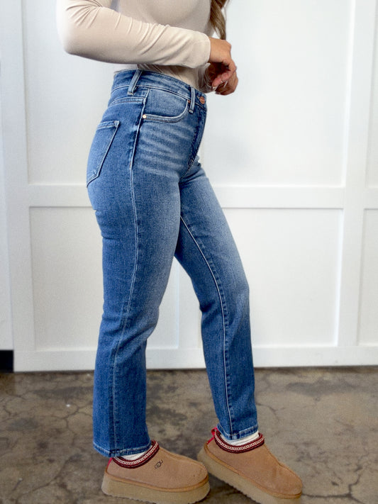 Emily Tummy Control Cropped Jeans