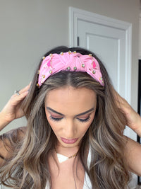 Western Longhorn Charmed Knotted Headband