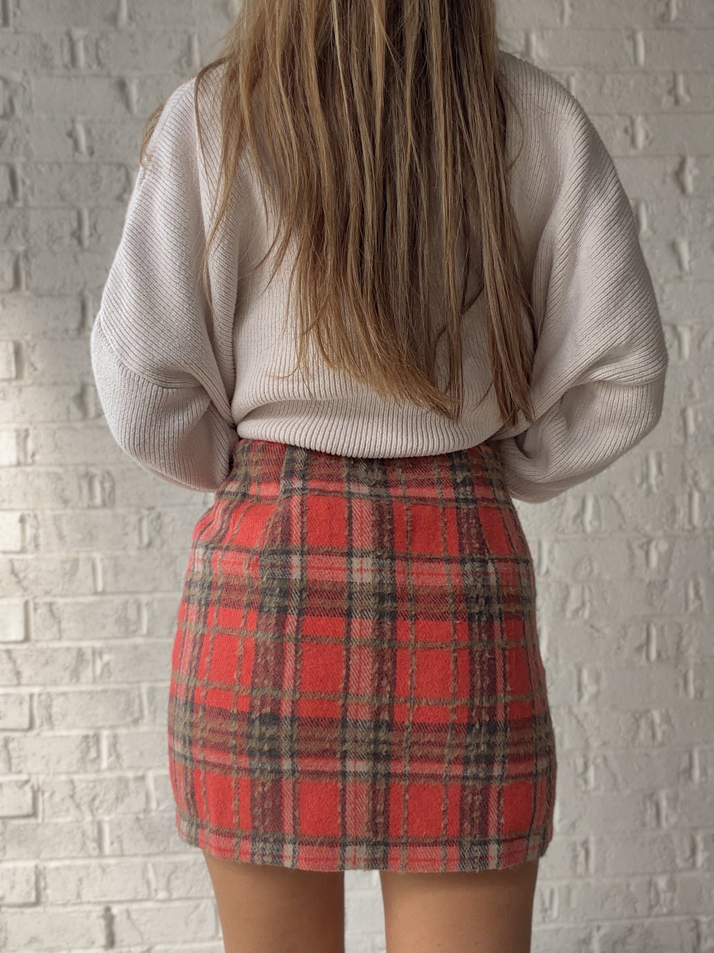 Merry Mae Plaid Mini Skirt