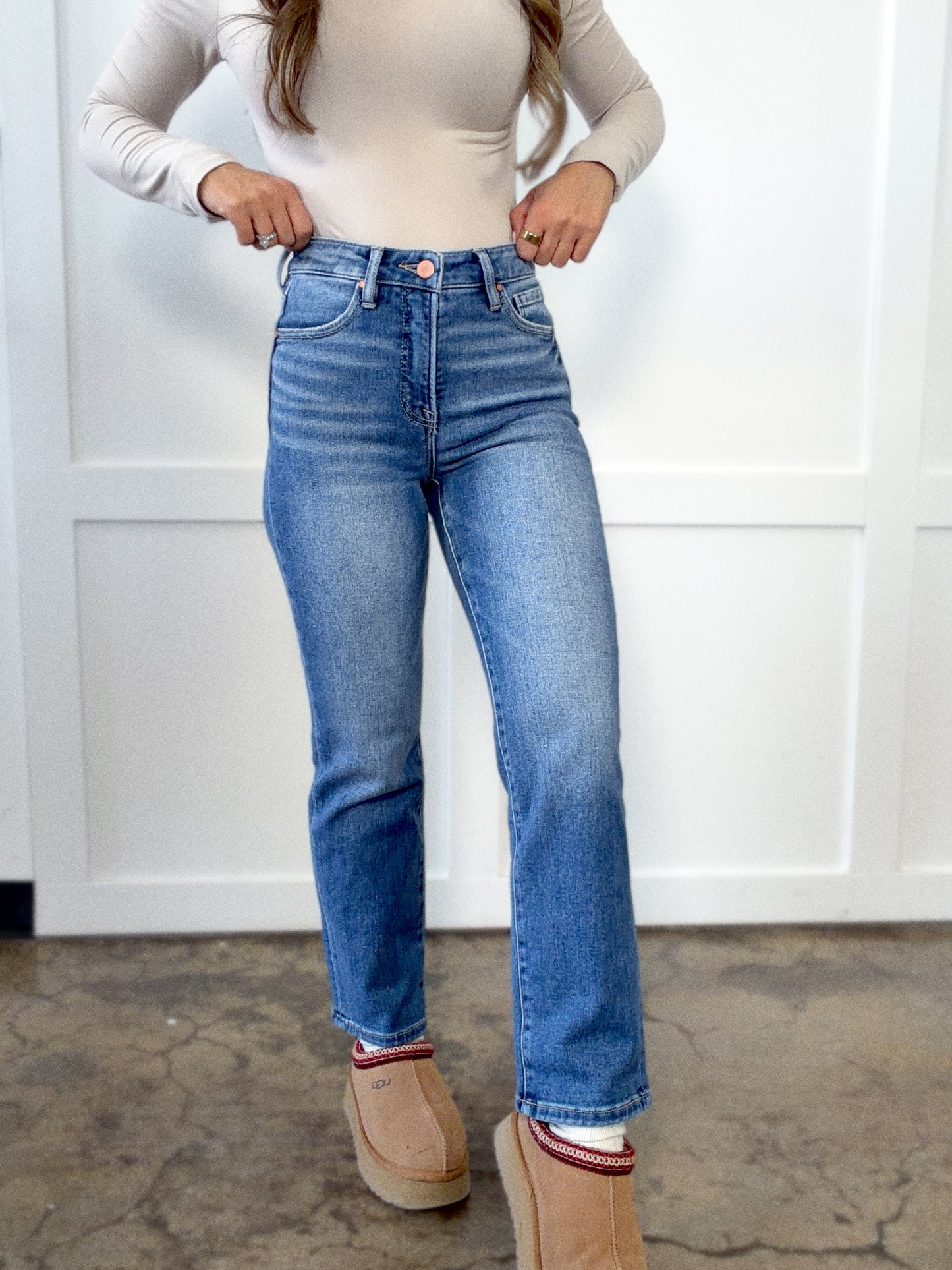 Emily Tummy Control Cropped Jeans