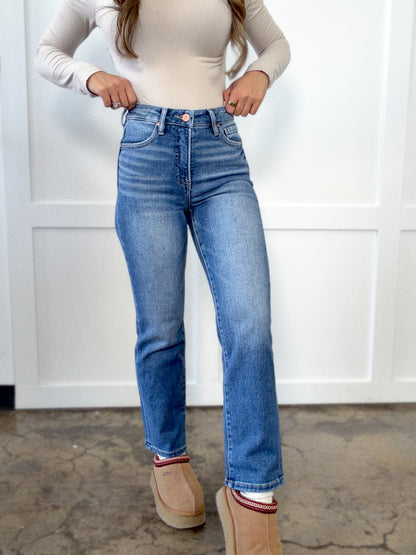 Emily Tummy Control Cropped Jeans