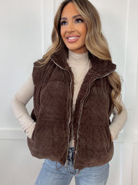 Stay Cozy Sherpa Lined Vest