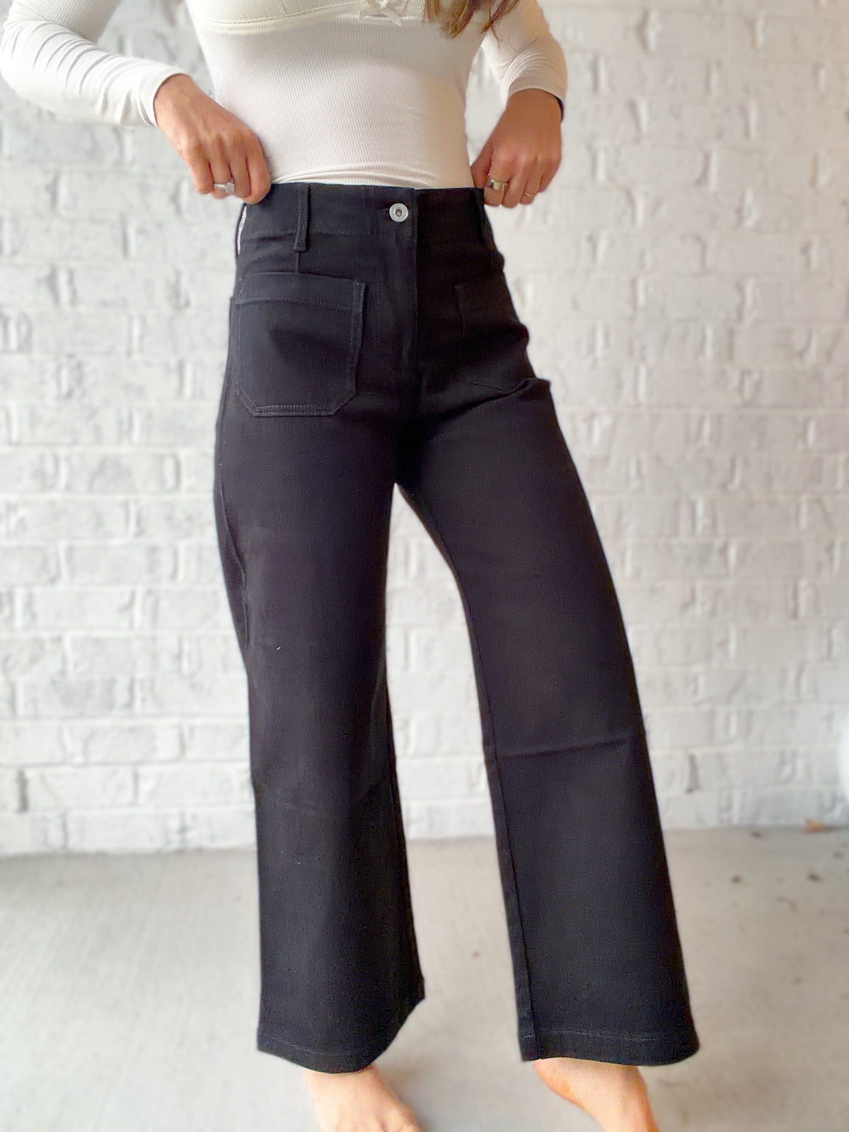 Blaire Cropped Denim Pants