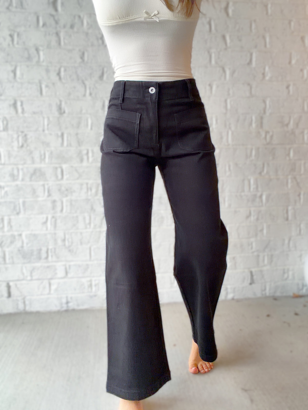 Blaire Cropped Denim Pants