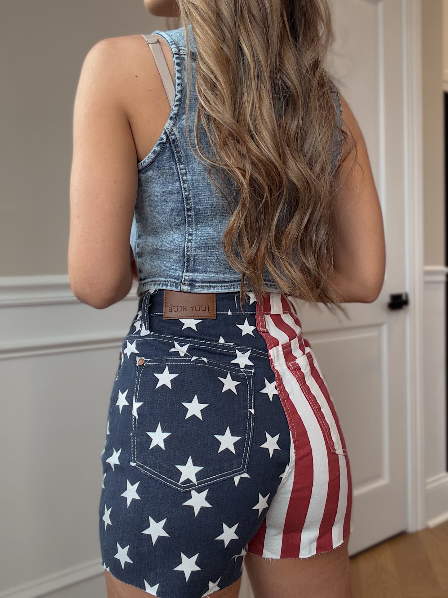 American Honey Judy Blue Denim Shorts