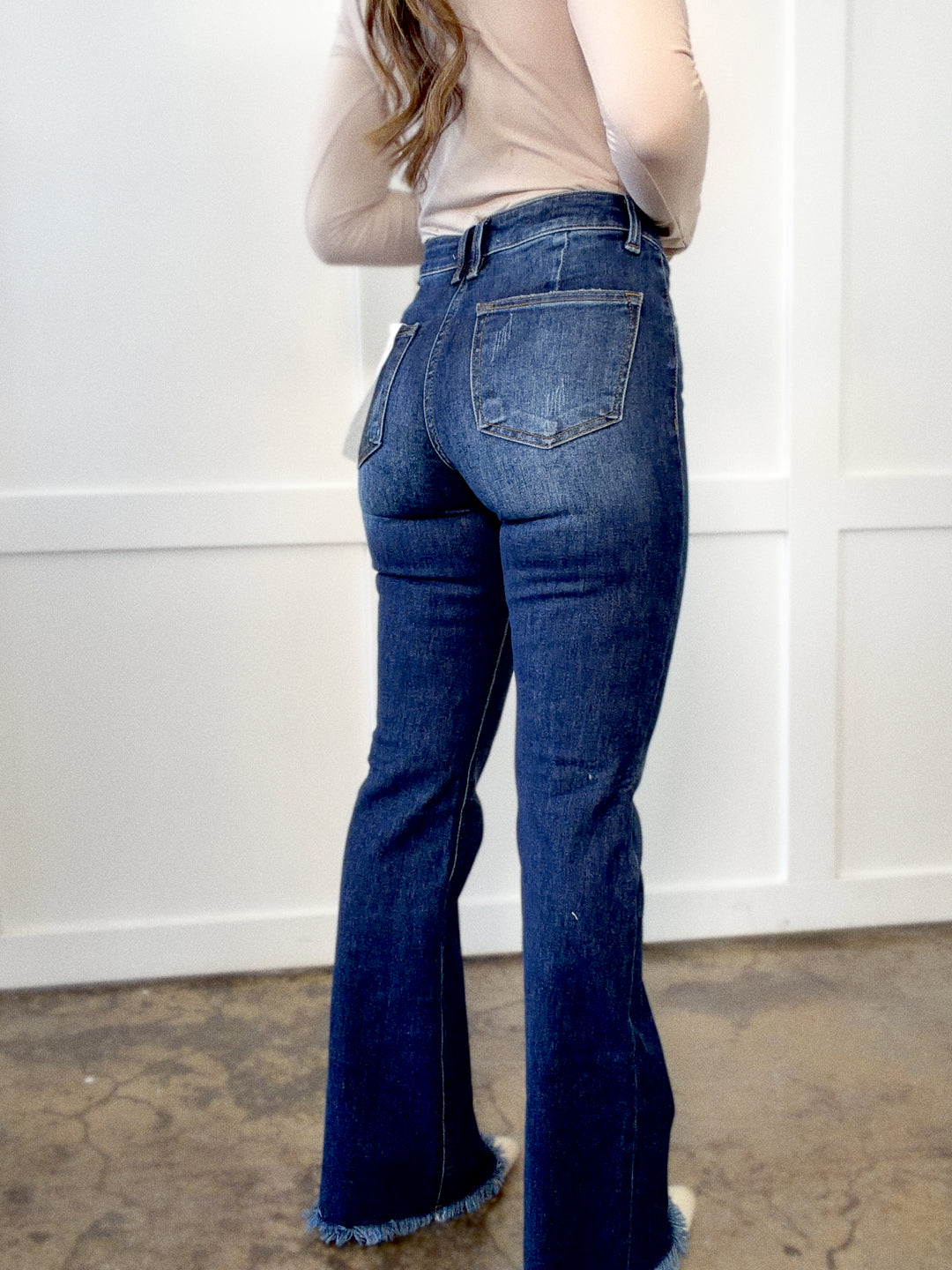 Peyton Tummy Control Mid Rise Flare Jeans