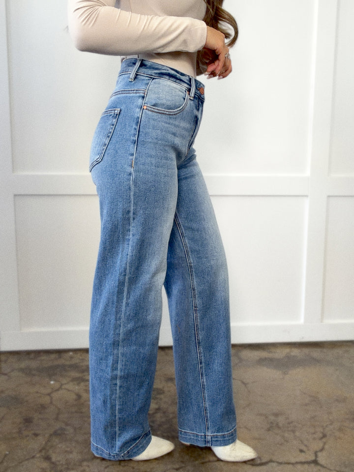 Blake High Rise Wide Leg Baggy Jeans