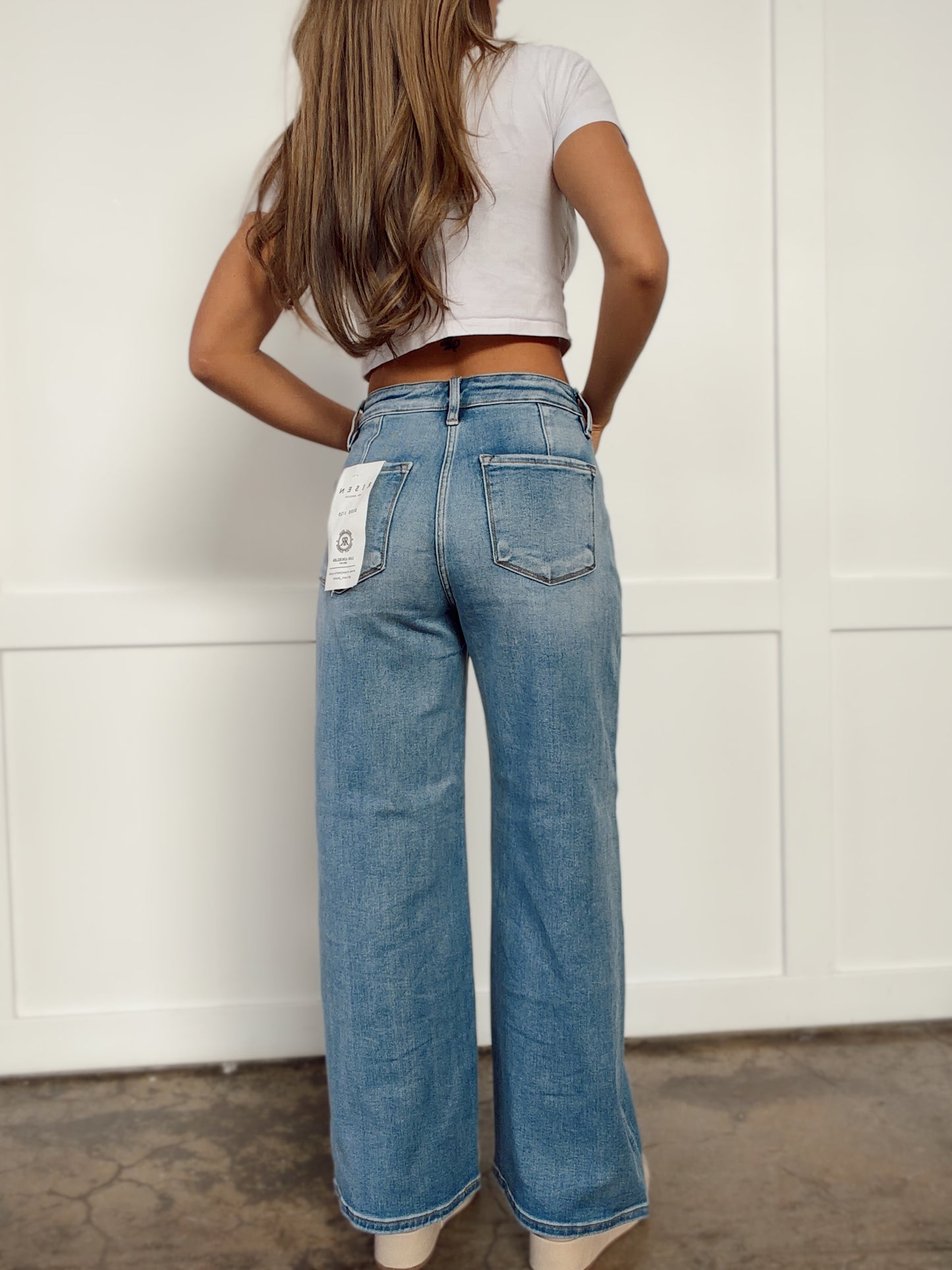Chloe High Waisted Wide Leg Jeans